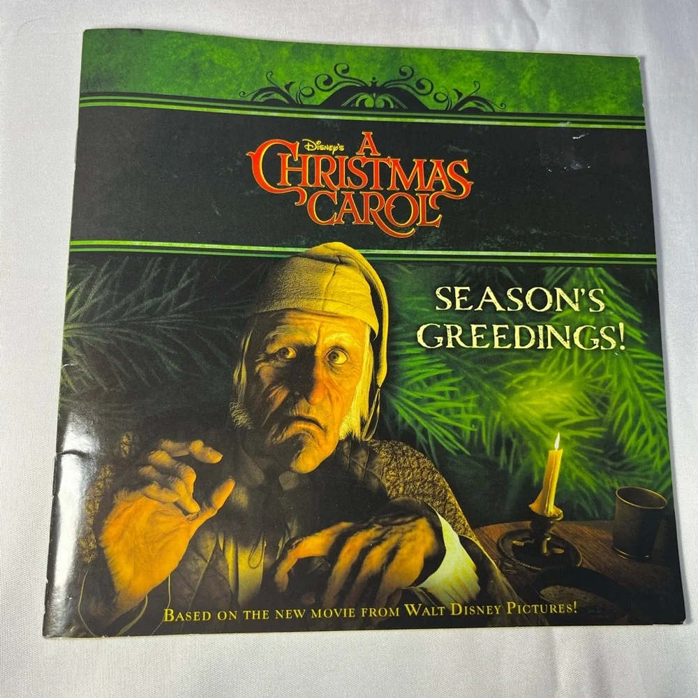 Season’s‎ Greedings Disney A Christmas Carol PB 2009 Redbank Tennant EUC